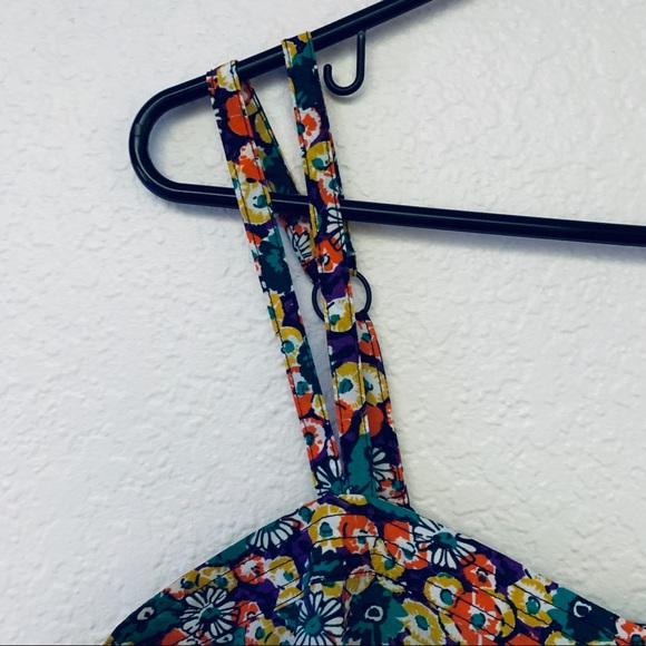 Double Strap Floral Romper - Picture 3 of 7